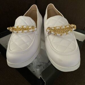 Lulus Trinitie White Ladies Shoes Size 10 NEW in Box